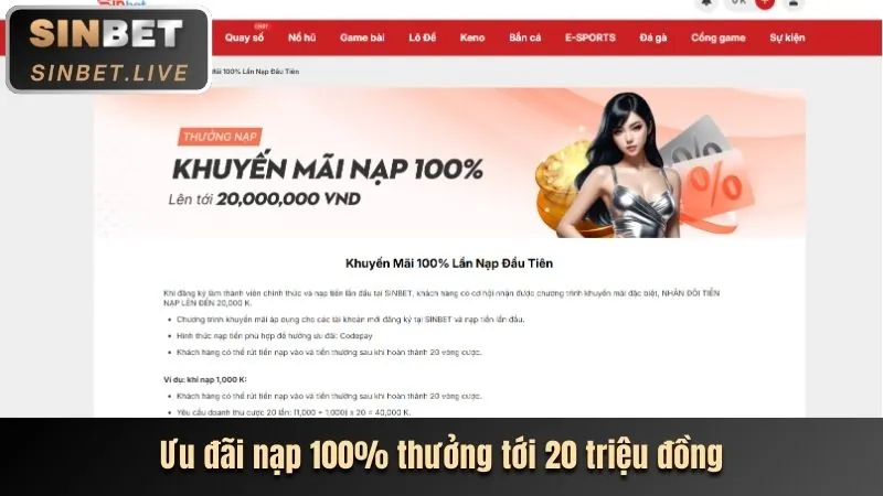 Tiền thưởng nạp lại VIP